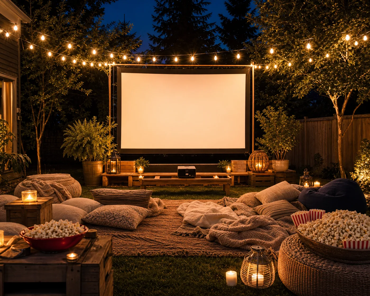 Backyard Movie Night example